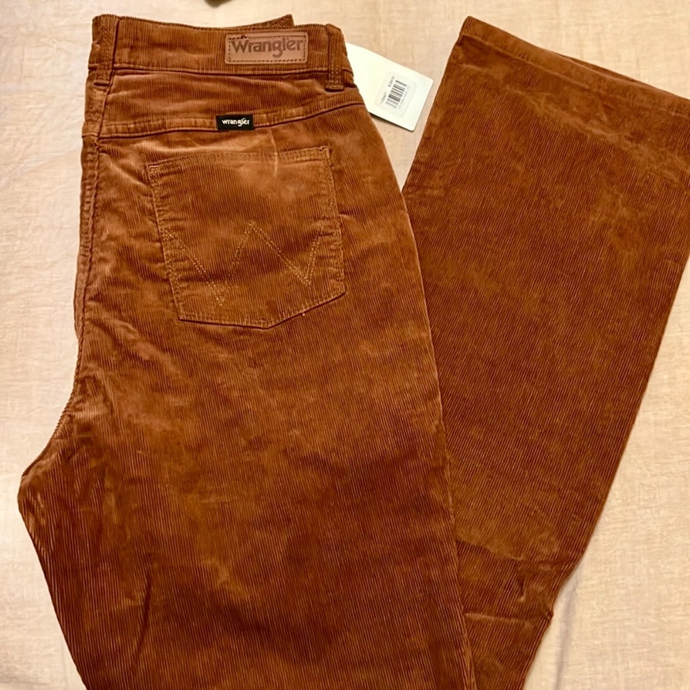 Wrangler Women's Rust Corduroy Bootcut Pants